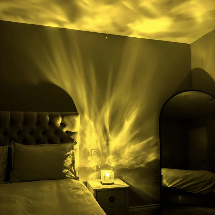 LED Table Lamp - Ocean Wave Design - Multi-Colour Light Effect
