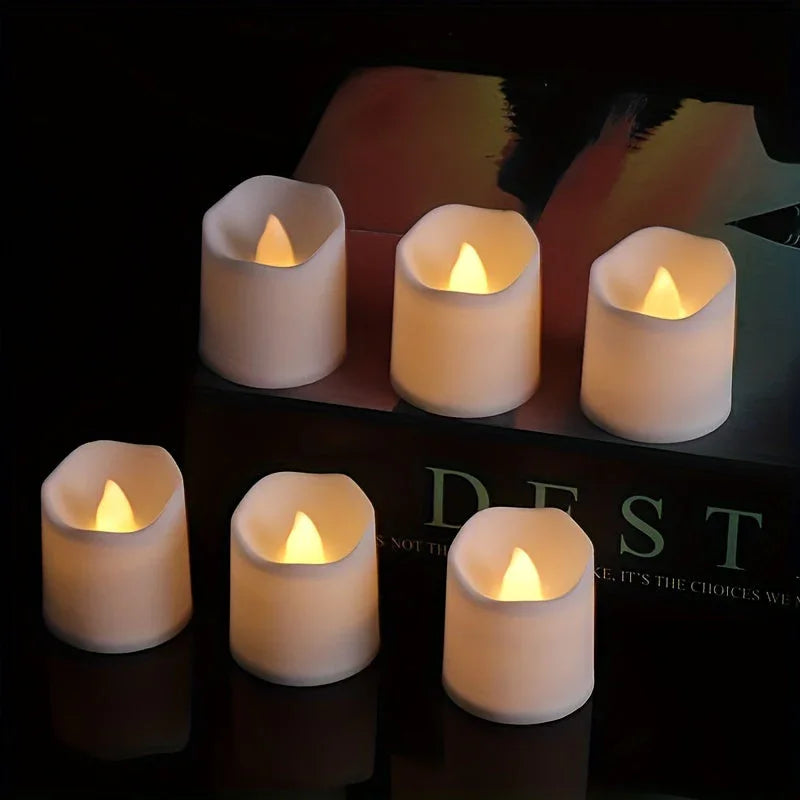 LED Tea Lights - Battery Operated - Flameless Candles - Luvonic