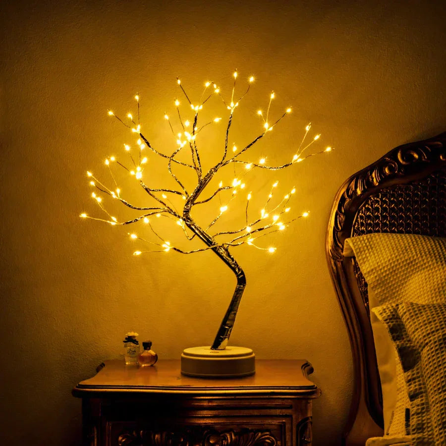 LED Tree Lamp - Adjustable Branches - Warm Light - Luvonic