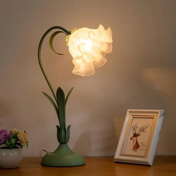 Lamp - Vintage Floral Design - Adjustable Arm