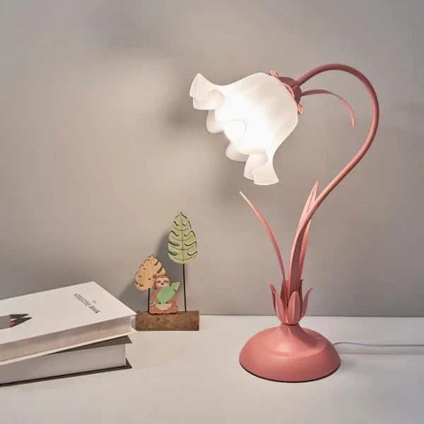 Lamp - Vintage Floral Design - Adjustable Arm