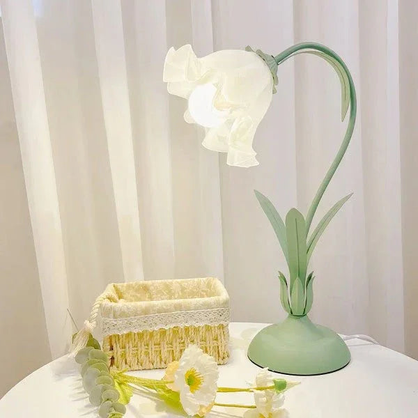Lamp - Vintage Floral Design - Adjustable Arm