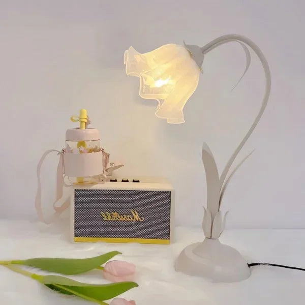 Lamp - Vintage Floral Design - Adjustable Arm
