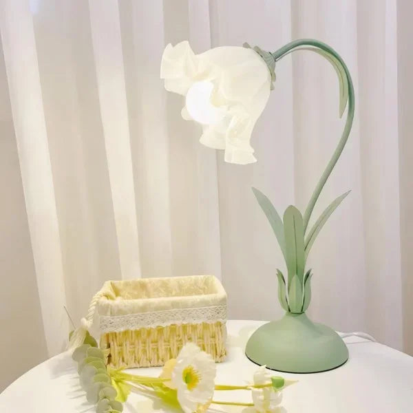 Lamp - Vintage Floral Design - Adjustable Arm