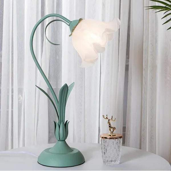 Lamp - Vintage Floral Design - Adjustable Arm