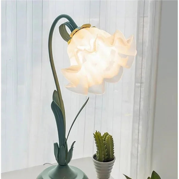 Lamp - Vintage Floral Design - Adjustable Arm