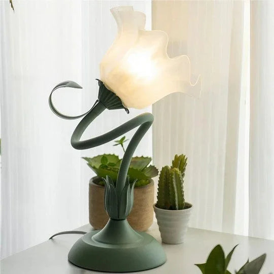 Lamp - Vintage Floral Design - Adjustable Arm