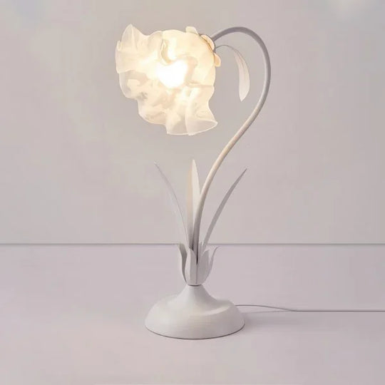 Table Lamp - Vintage Floral Design - Adjustable Arm