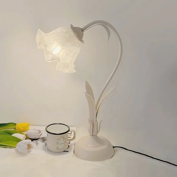 Lamp - Vintage Floral Design - Adjustable Arm