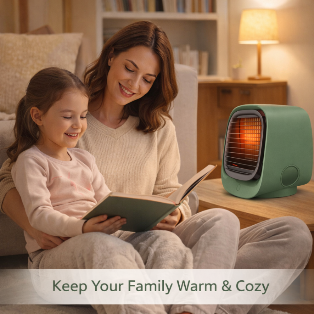 Low-Energy Fan Heater - Efficient Heating - Cooling Function