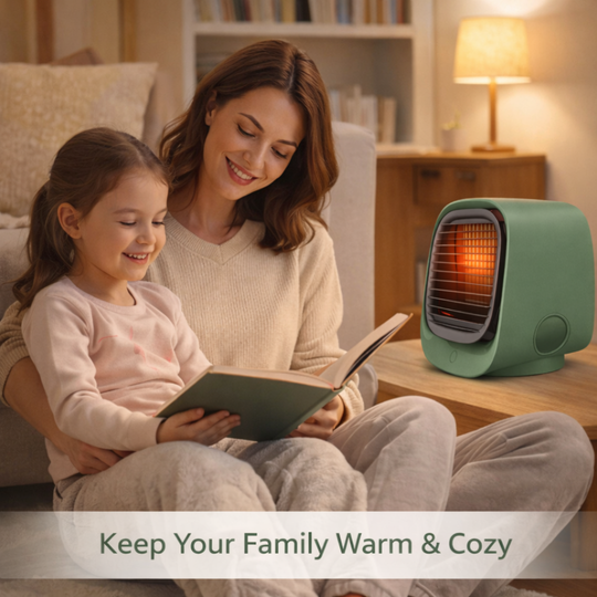 Low-Energy Fan Heater - Efficient Heating - Cooling Function