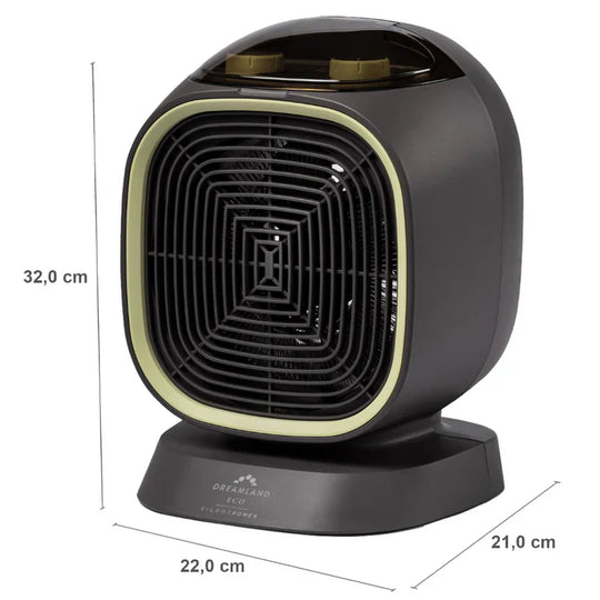 Low-Energy Fan Heater - Efficient Heating - Cooling Function