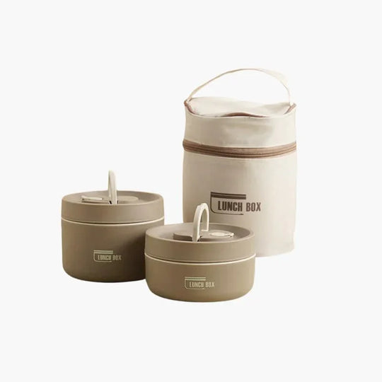 Lunch Box Set - Stainless Steel - Multi-Container