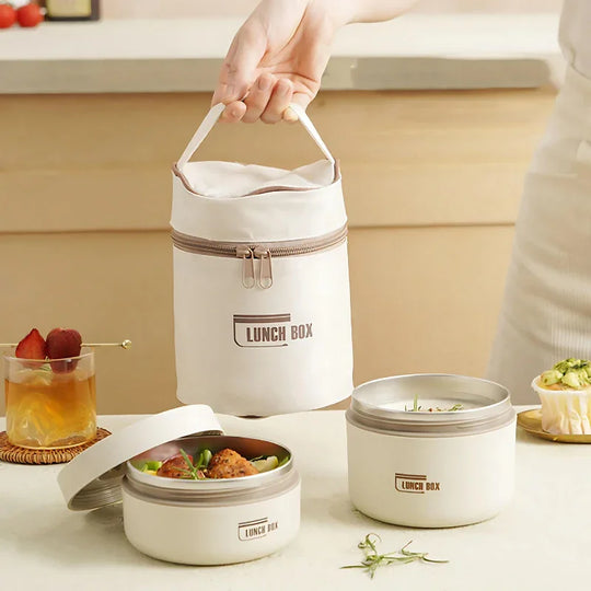 Lunch Box Set - Stainless Steel - Multi-Container