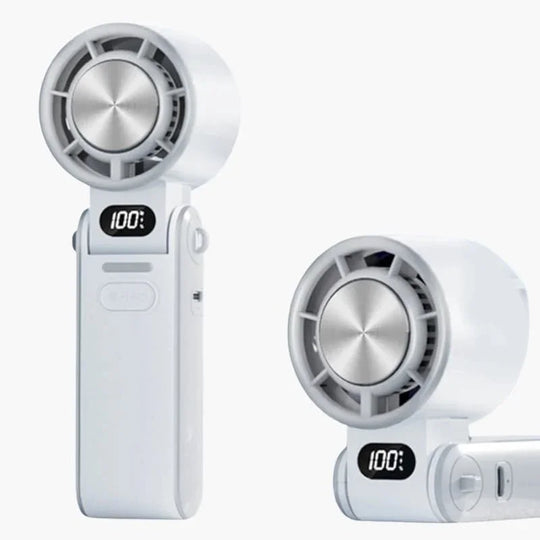 Mini Handheld Fan - Rechargeable - Folding Design