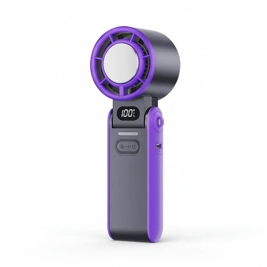 Mini Handheld Fan - Rechargeable - Folding Design