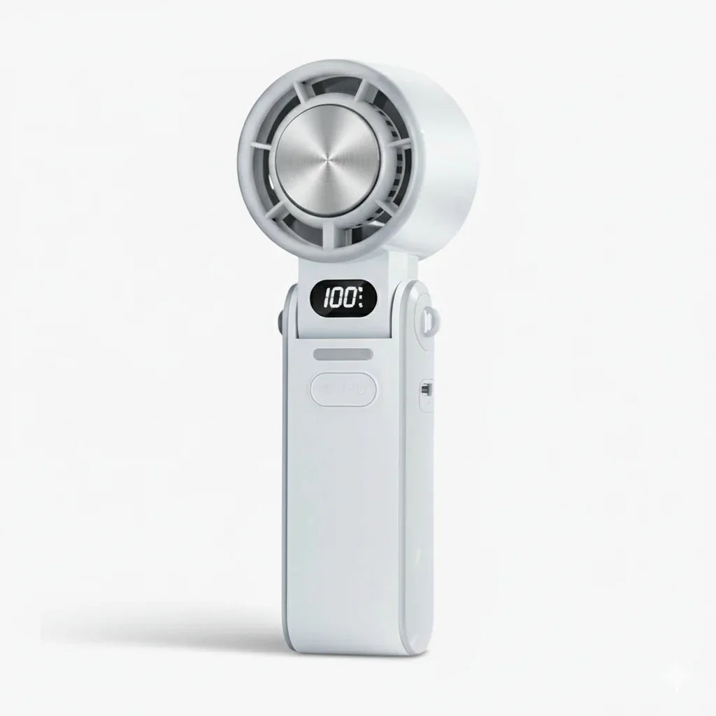 Mini Handheld Fan - Rechargeable - Folding Design