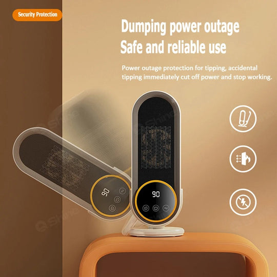Mini Space Heater - Compact Design - Quick Heating