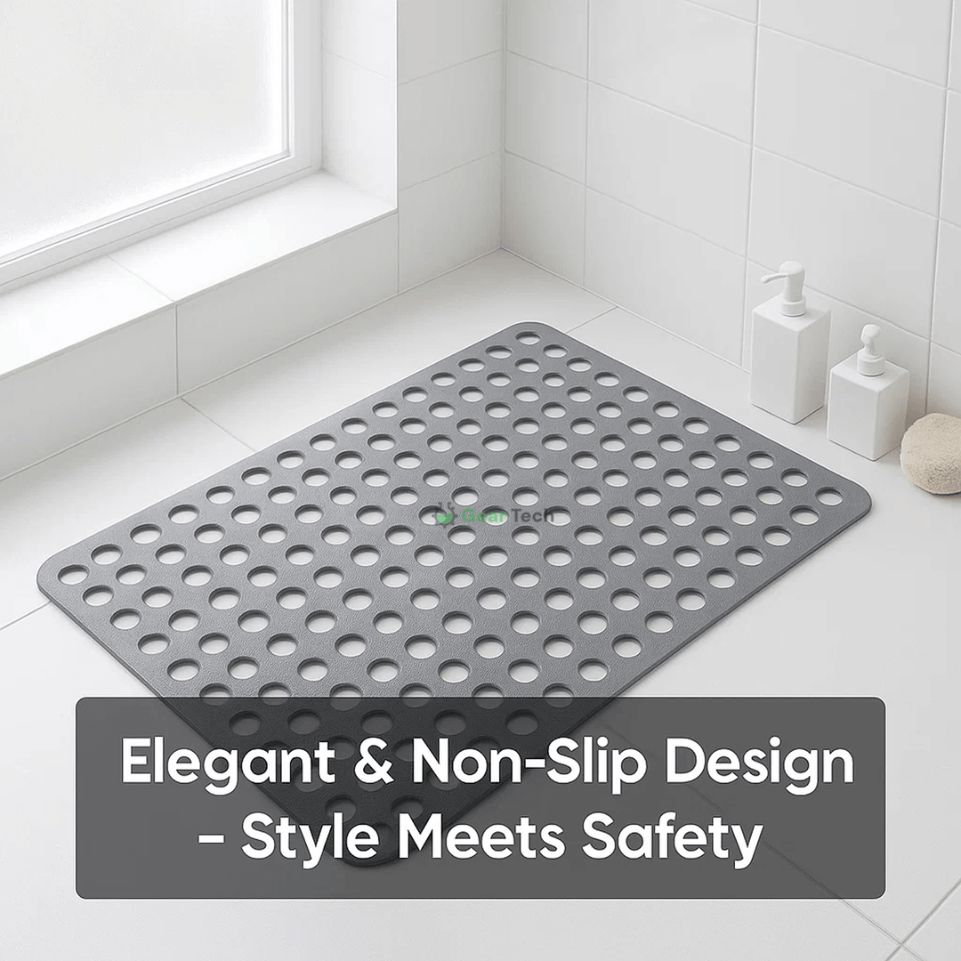 Non-Slip Shower Mat - Anti-Slip Design - Easy to Clean