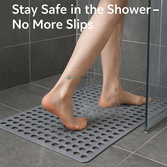 Non-Slip Shower Mat - Anti-Slip Design - Easy to Clean
