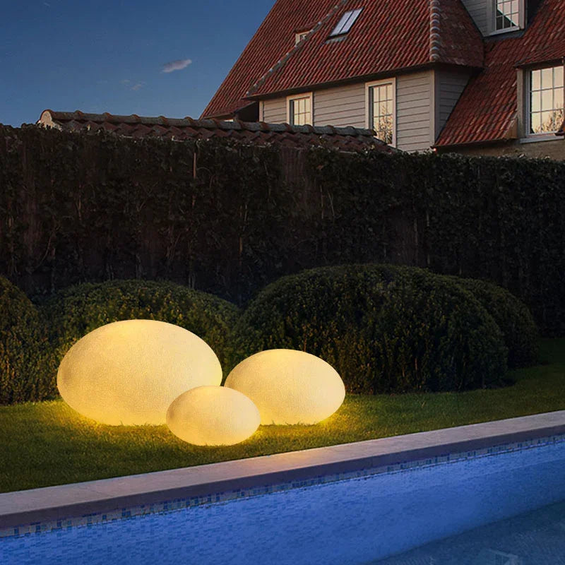 Outdoor Light - Solar Powered - Waterproof Stone - Luvonic