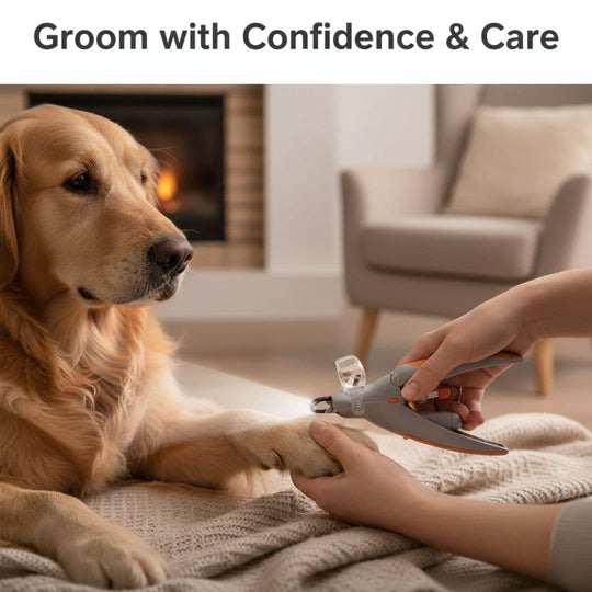 Pet Nail Clipper - LED Light - Ergonomic Design