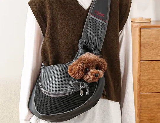 Pet Carrier Bag - Shoulder Design - Ventilated Material