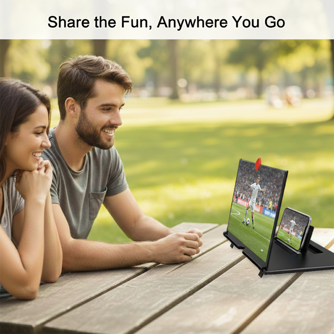 Phone Screen Magnifier - Large Display - Viewing Stand