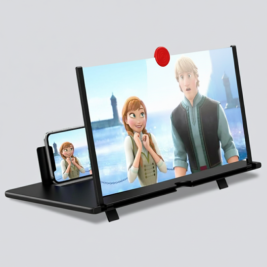 Phone Screen Magnifier - Large Display - Viewing Stand