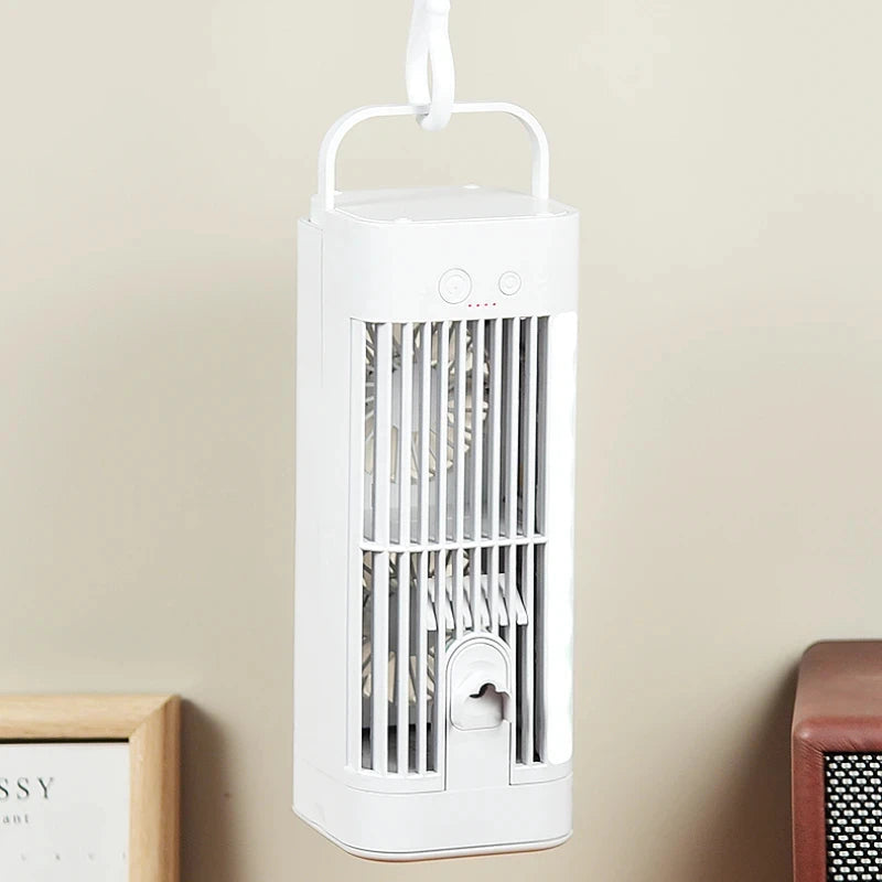 Portable Air Cooler - Desk Fan - Spray Cooling