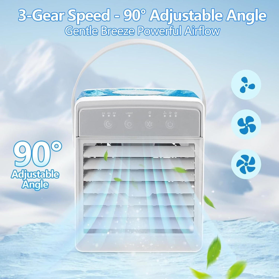 Portable Air Cooler - USB Powered - Adjustable Settings