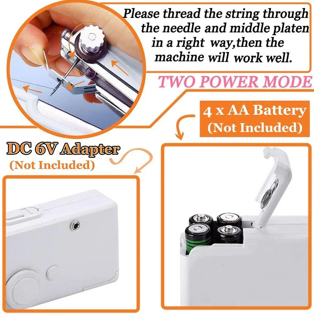 Portable Sewing Machine - Handheld Design - Compact Size