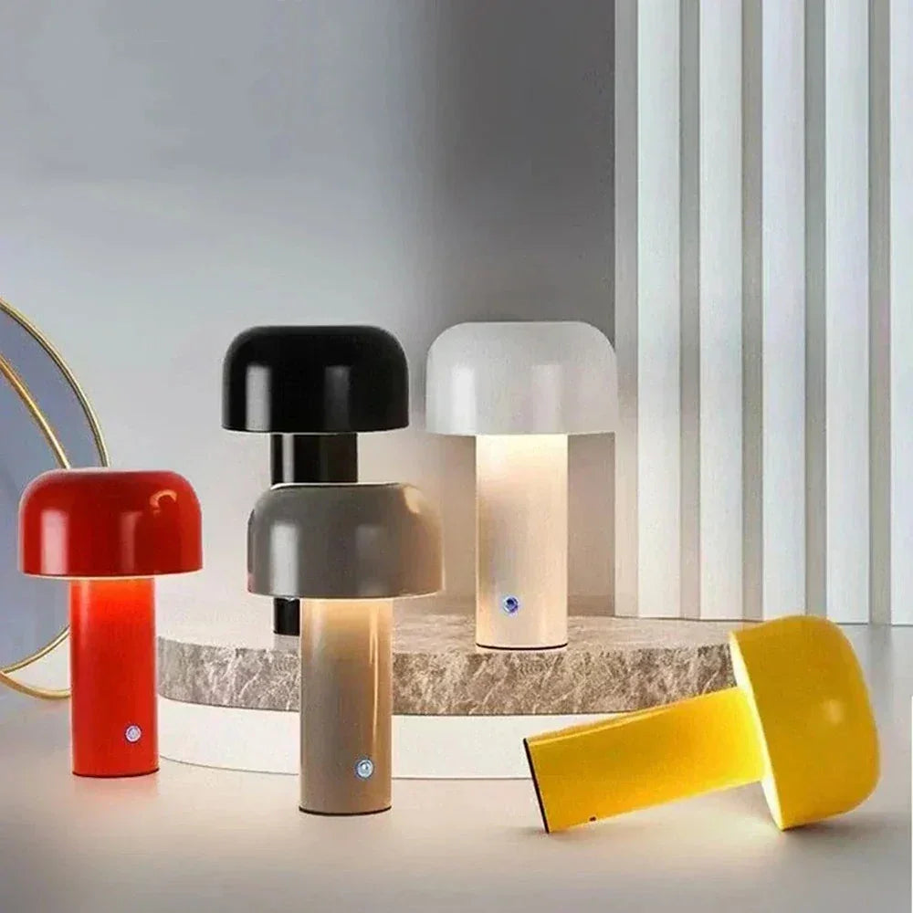Rechargeable Table Lamp - Cordless Design - Bedroom Lamps - Luvonic
