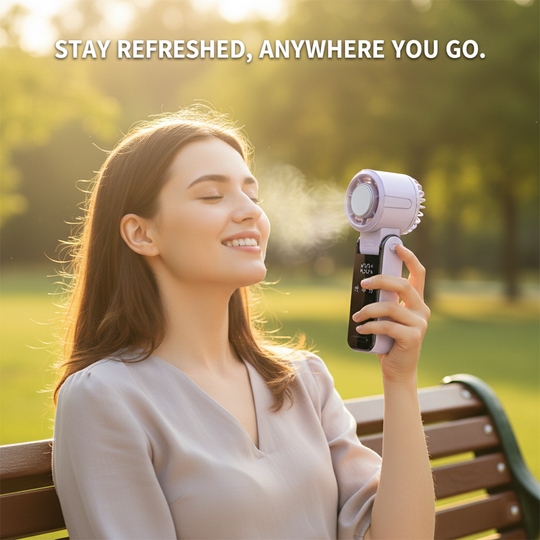 Handheld Fan - Foldable Design - Cooling Feature