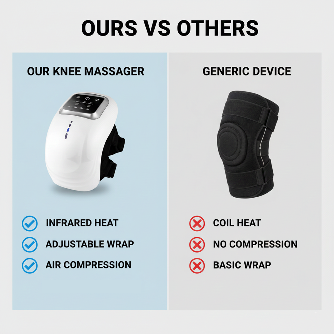 Knee Massager - Infrared Heating - Air Compression