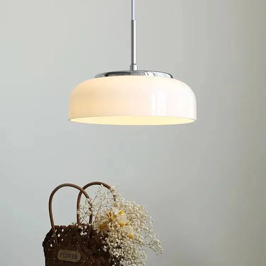 Pendant Light - Bauhaus Design - Chrome White - Luvonic