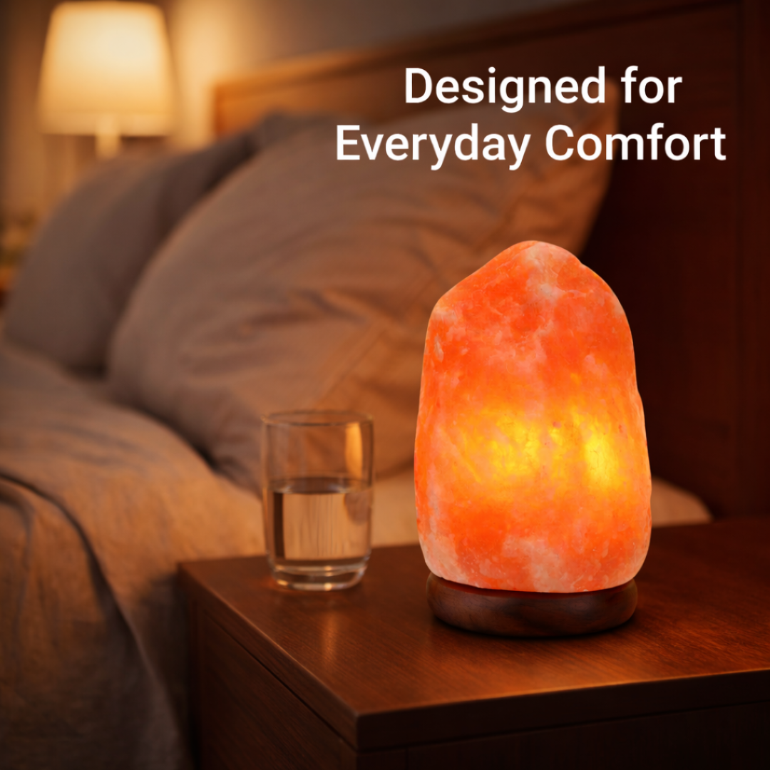 Salt Lamp - Himalayan Crystal - Adjustable Lighting