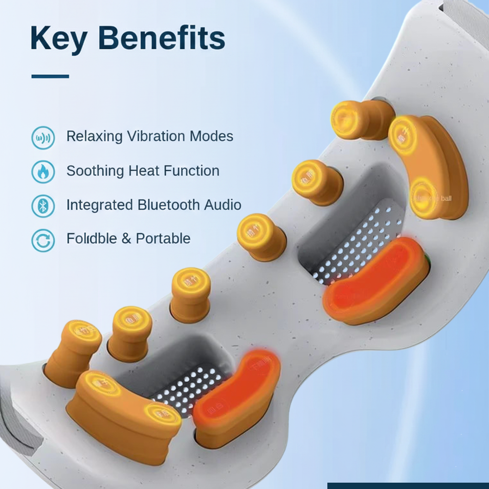 Eye Massager Mask - Heated Function - Vibration Mode