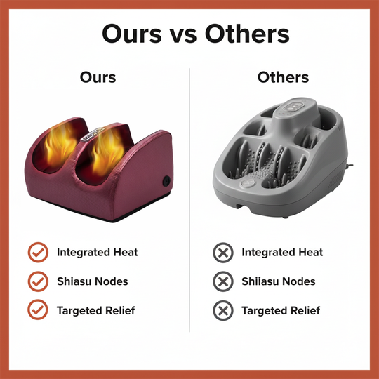 Foot Massager - Shiatsu Nodes - Heat Function