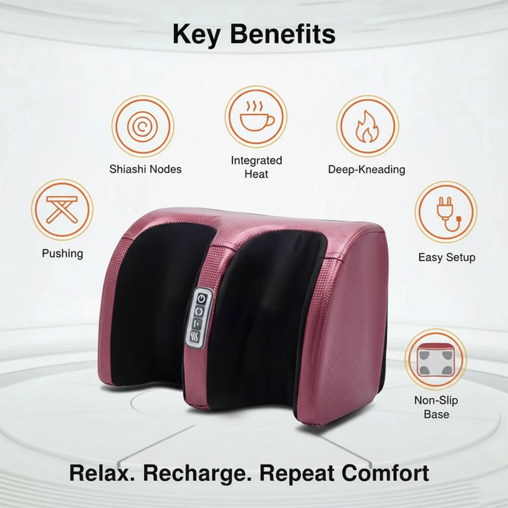 Foot Massager - Shiatsu Nodes - Heat Function