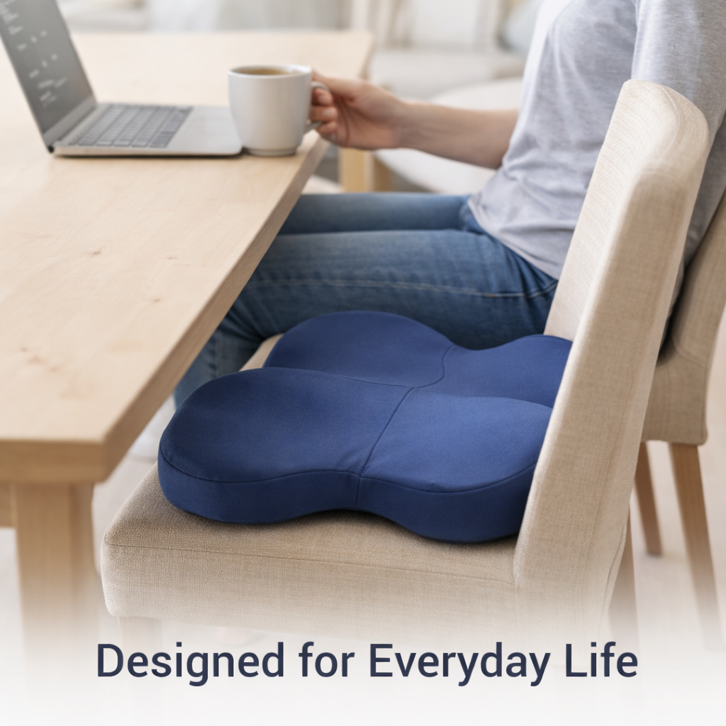Seat Cushion - Memory Foam - Ergonomic Shape