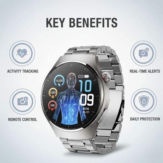 Smartwatch - Fitness Tracking - Notification Display
