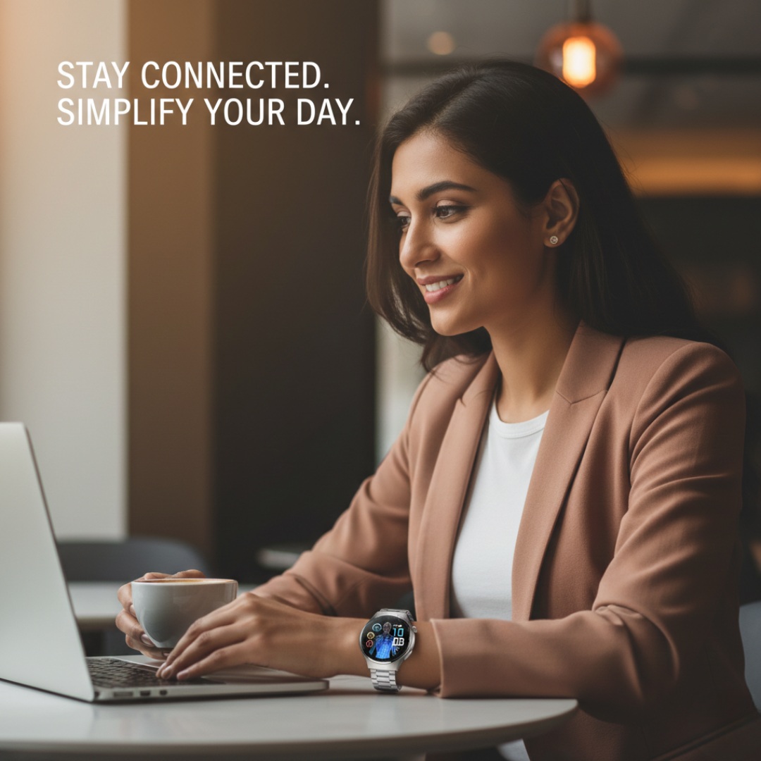 Smartwatch - Fitness Tracking - Notification Display