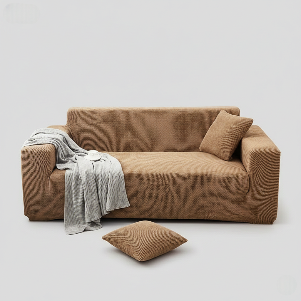 Stretch Sofa Cover - Universal Fit Slipcover - Machine Washable