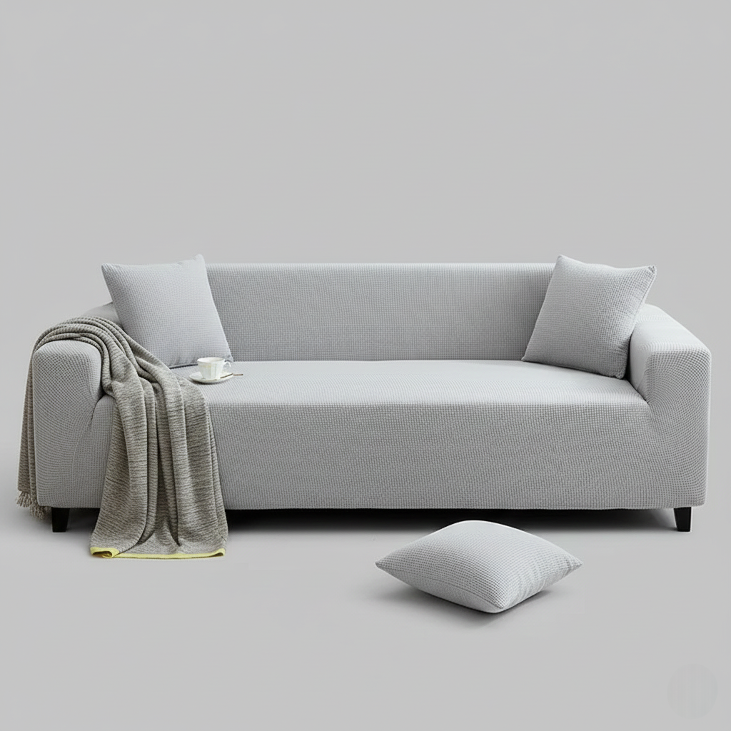 Stretch Sofa Cover - Universal Fit Slipcover - Machine Washable