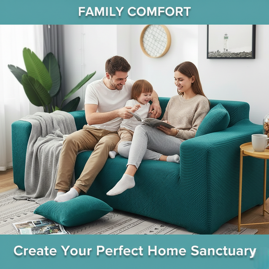 Stretch Sofa Cover - Universal Fit Slipcover - Machine Washable