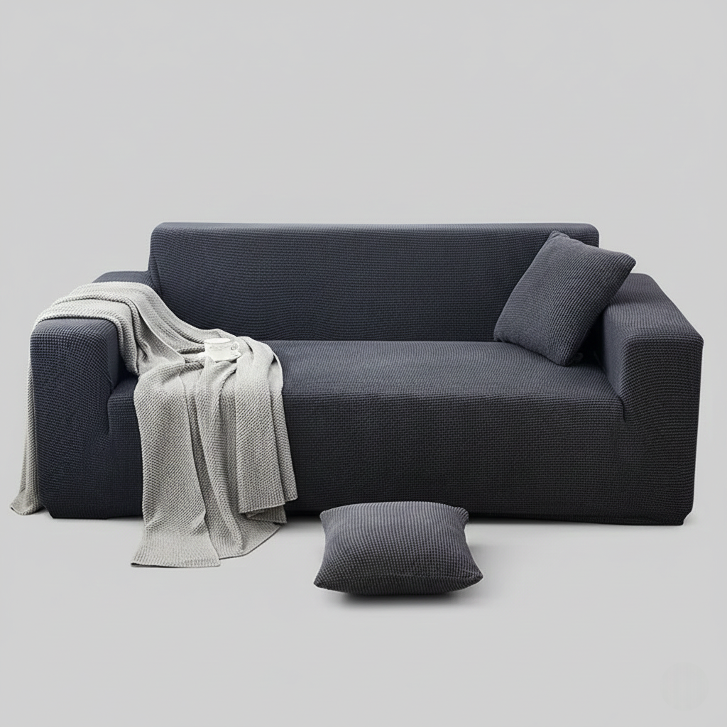 Stretch Sofa Cover - Universal Fit Slipcover - Machine Washable