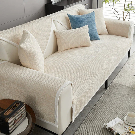Sofa Cover - Pet-Friendly - Chenille Fabric