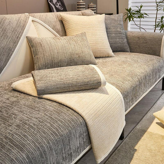 Sofa Cover - Pet-Friendly - Chenille Fabric