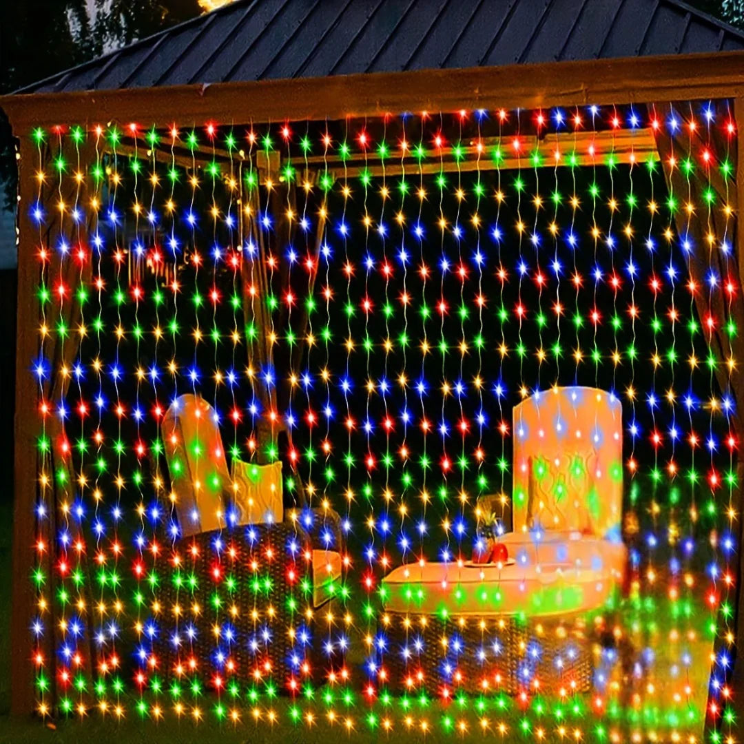 Solar-Powered Outdoor Lights - Curtain Design - Garden Decoration